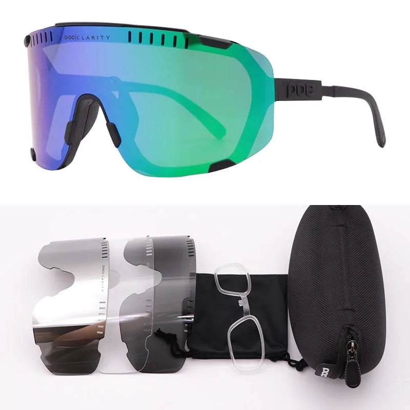 Poco Devour Outdoor Sports Mountaineering Windproof Glasses Mountain Climbing Running Cycling Sports Glasses for Men and Women.