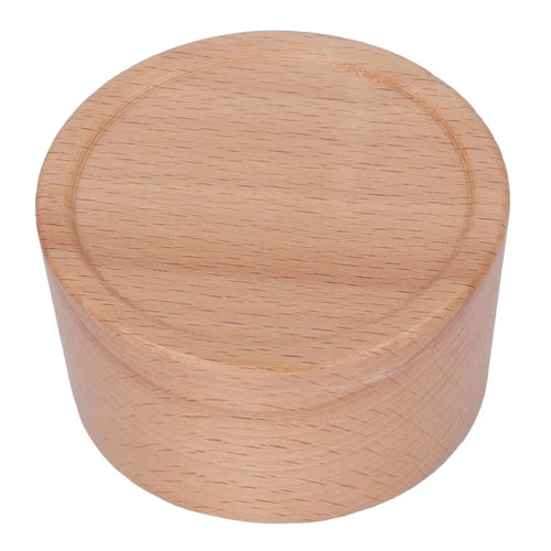 230ml Capacity Coffee Capsule Filter Cup Aluminum Foil Lid Beech Wood Holder Capsule Refill Holder Set Reusable Design
