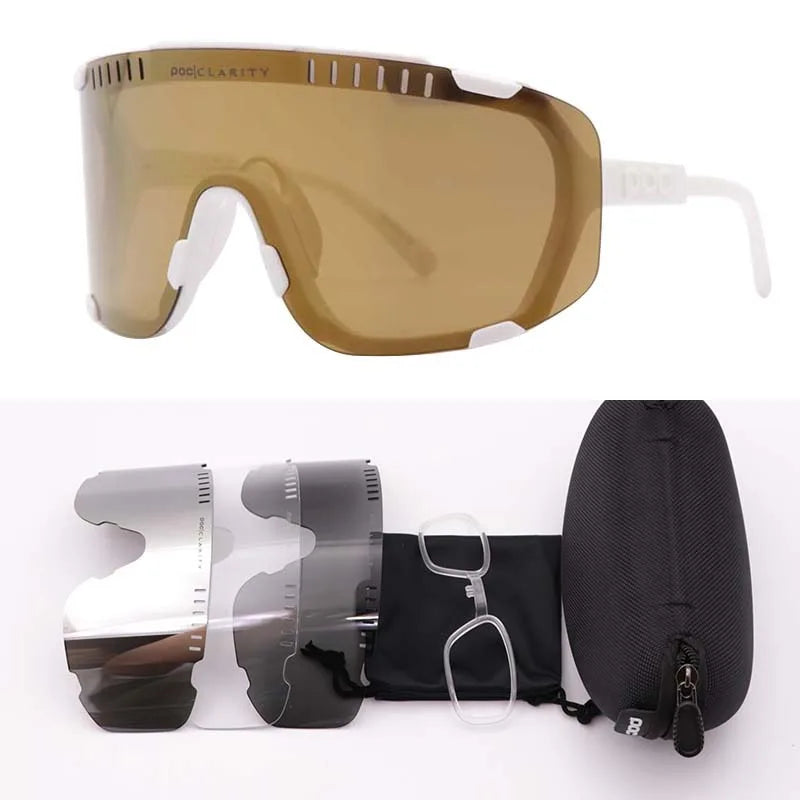 Poco Devour Outdoor Sports Mountaineering Windproof Glasses Mountain Climbing Running Cycling Sports Glasses for Men and Women.