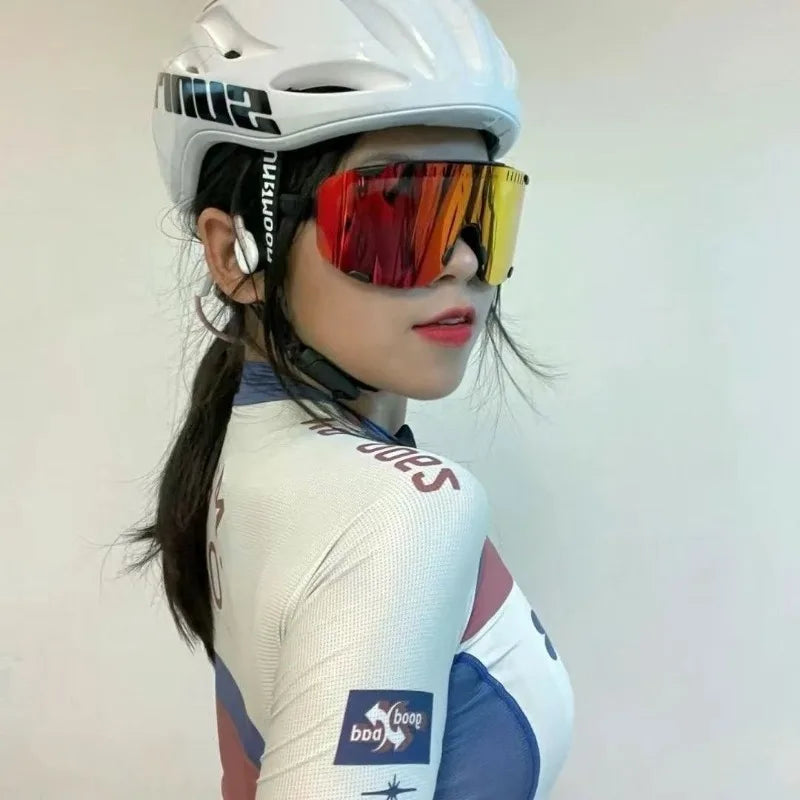 Poco Devour Outdoor Sports Mountaineering Windproof Glasses Mountain Climbing Running Cycling Sports Glasses for Men and Women.