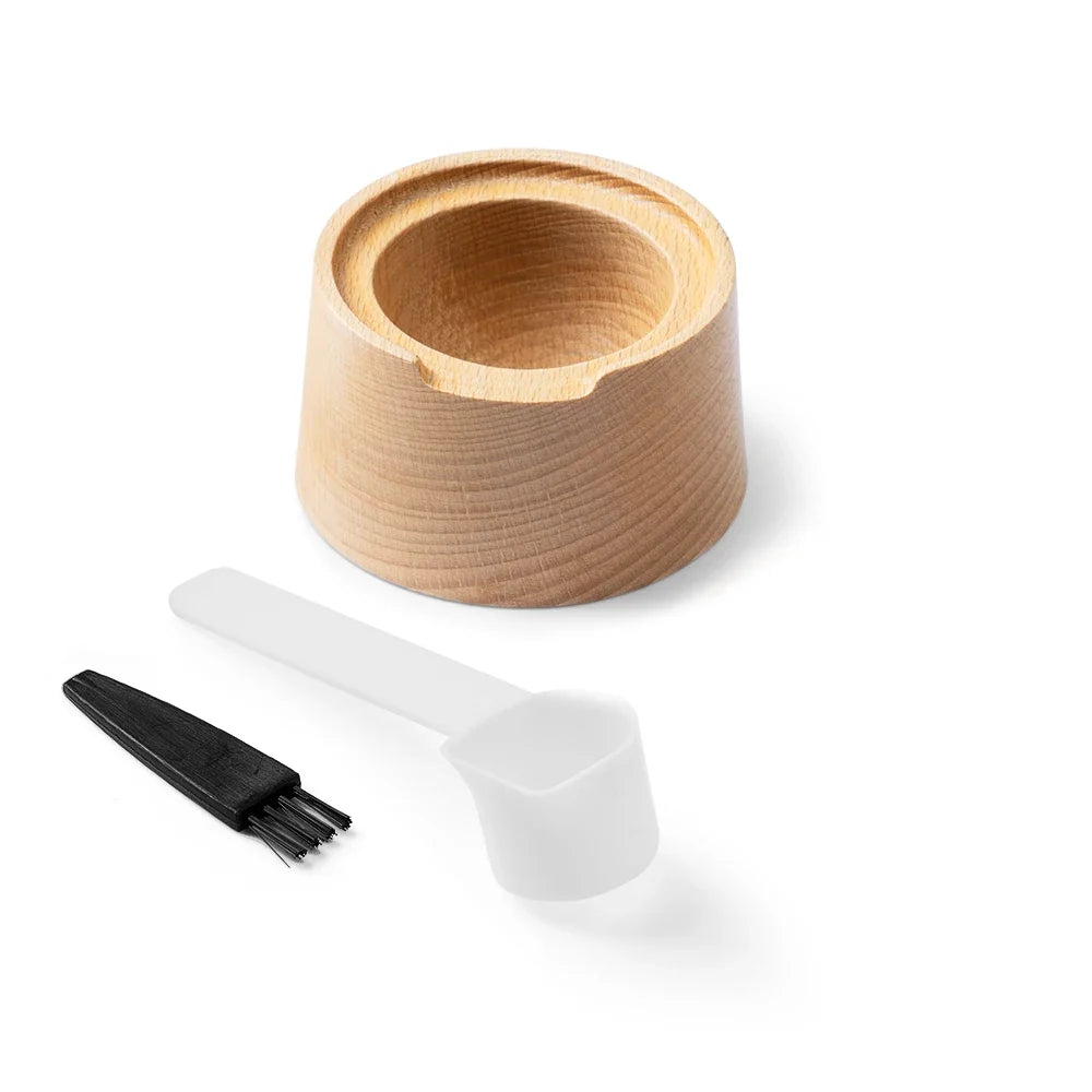 For Nespresso Vertuo Capsule  Aluminum Foil Sealing Cover Kit Coffee Accessories Wooden Reusable Capsule Filling Rack