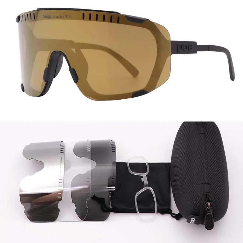 Poco Devour Outdoor Sports Mountaineering Windproof Glasses Mountain Climbing Running Cycling Sports Glasses for Men and Women.
