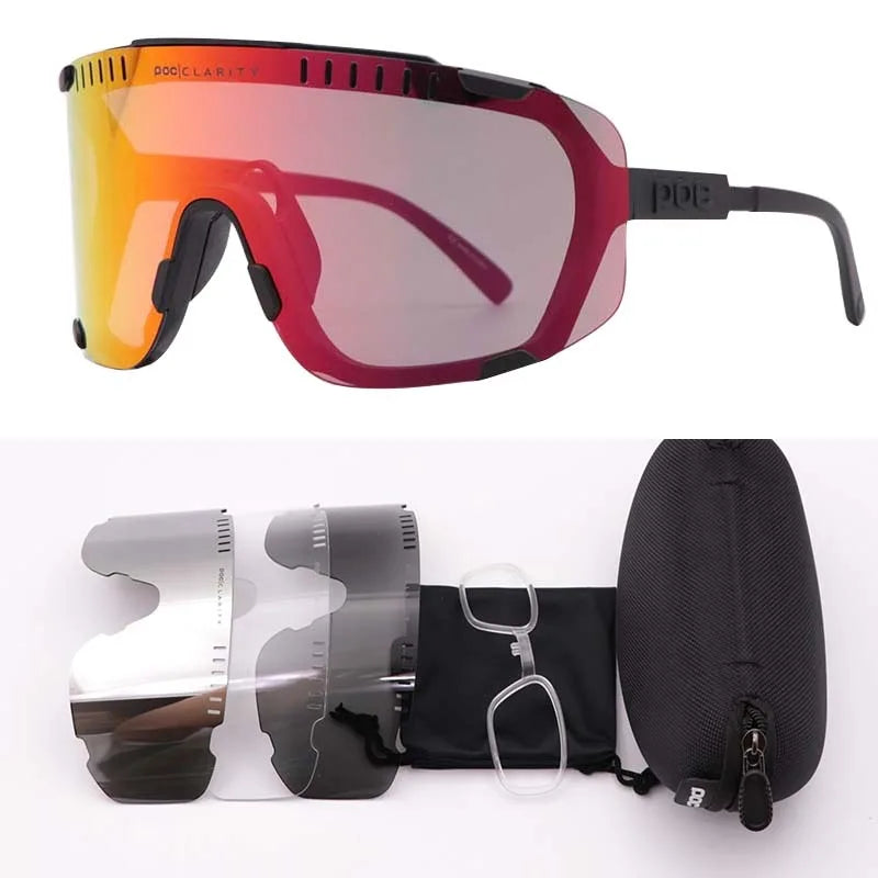 Poco Devour Outdoor Sports Mountaineering Windproof Glasses Mountain Climbing Running Cycling Sports Glasses for Men and Women.